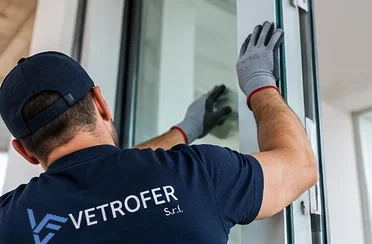 Immagine illustrativa di installazione vetri per i servizi di vetreria
