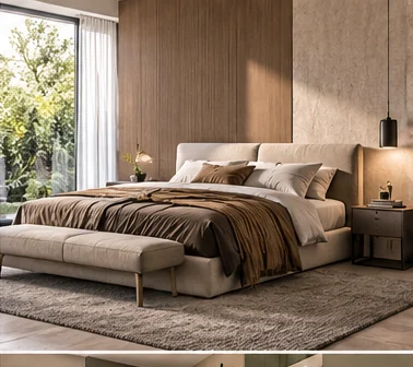 Camera da letto: colori, materiali e atmosfera