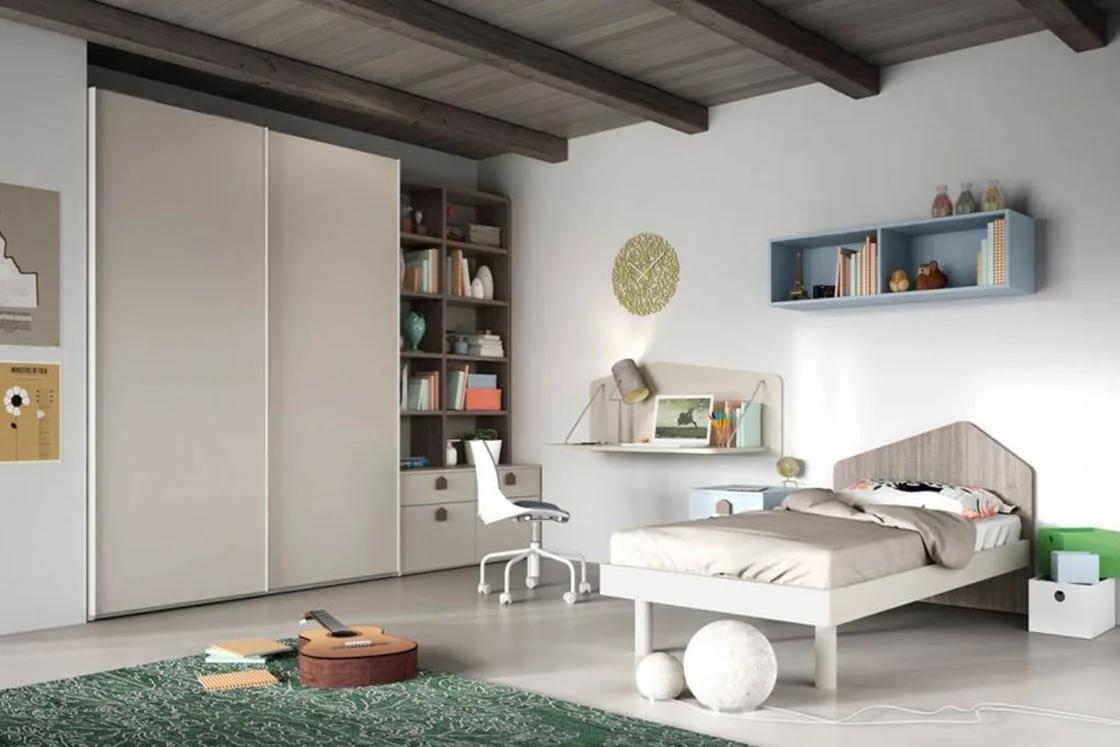 Camerette Mistral con letti a terra - proposta 2