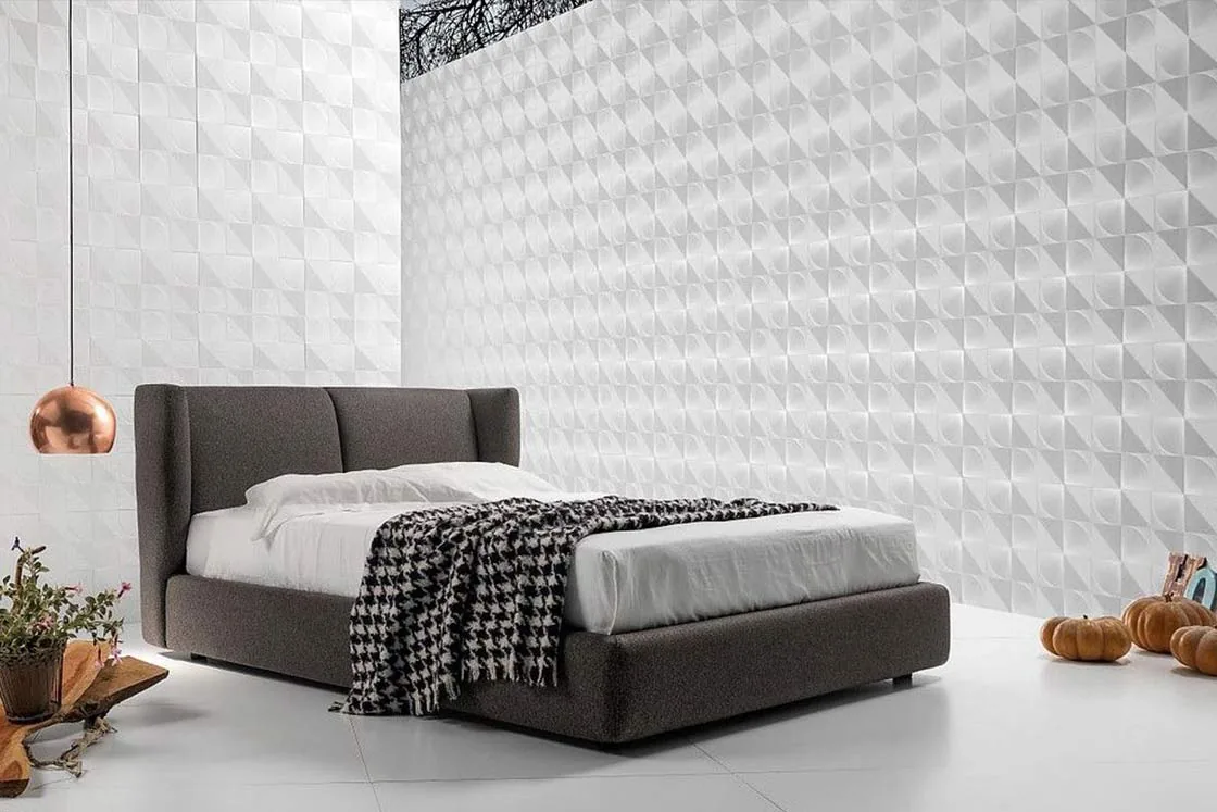 Letto imbottito Excò 2 - Gislon Arredamenti