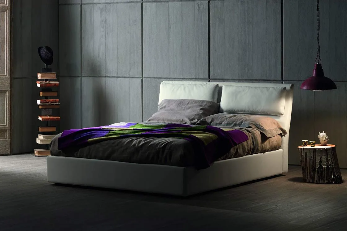 Letto imbottito Excò 4 - Gislon Arredamenti